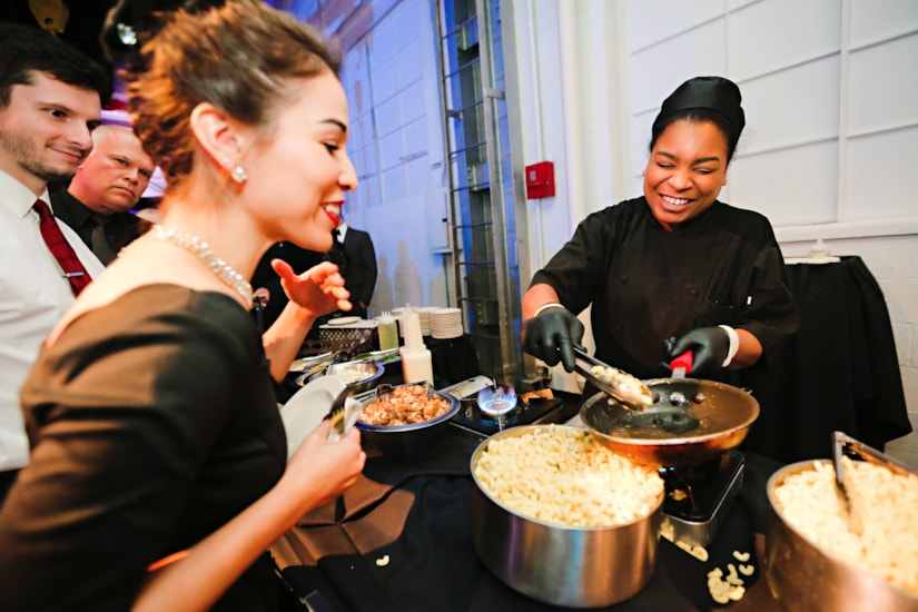 Interacting Live Food Station
