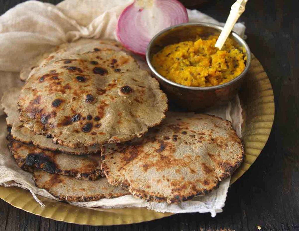 Bajra Roti with Ghee