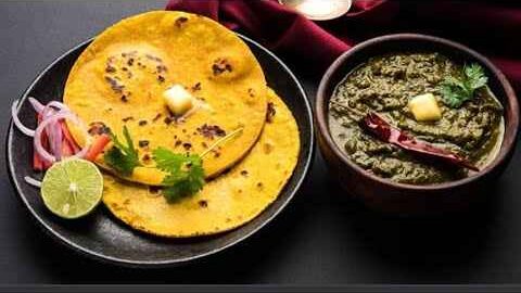 Sarson Ka Saag and Makki Ki Roti